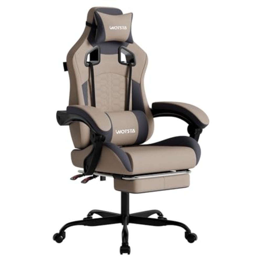 Pc Gaming Usa - Masaj Özellikli Oyun Koltuğu, Ergonomik, Ayak