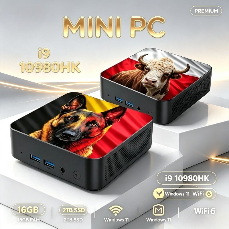 Pc Gaming Desktop - Mini PC Güçlü Intel Core i9