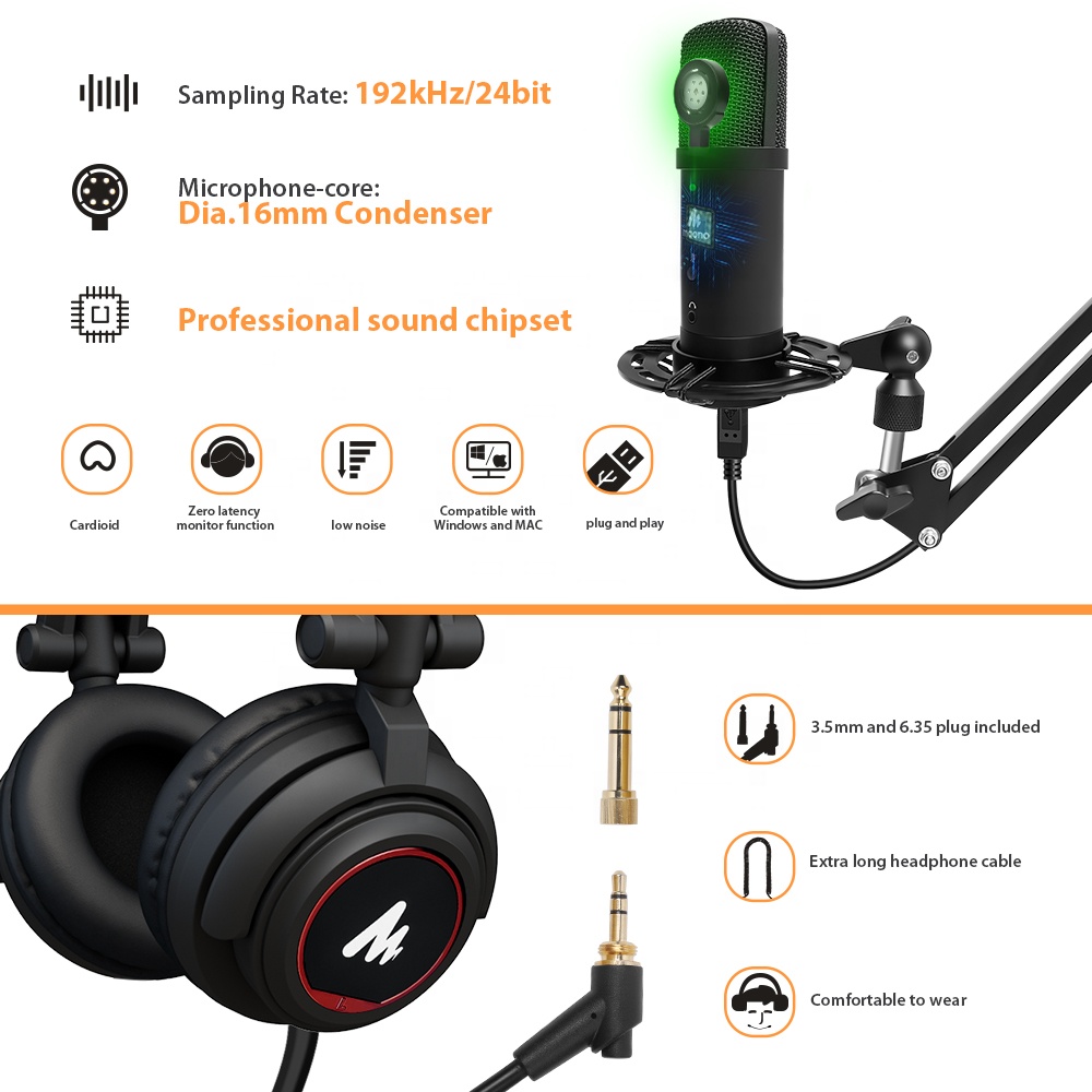 MAONO Stüdyo USB Mikrofonu, Ca - Gaming Microphone incelemesi ve fiyatı