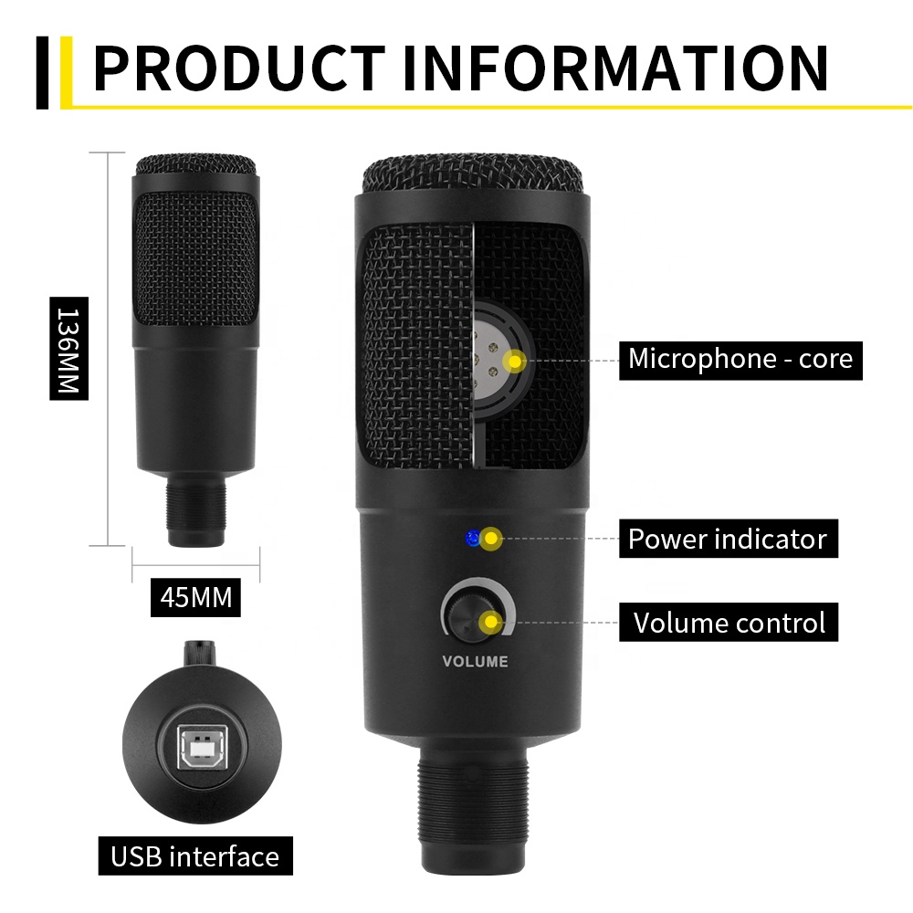 XTUGA K30 Profesyonel Kablolu  - Gaming Microphone incelemesi ve fiyatı