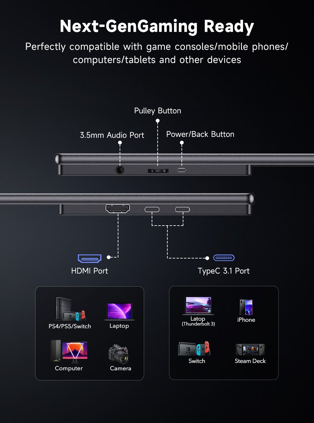 UPERFECT Taşınabilir Monitör 2 - Pc Gaming Y Monitor incelemesi ve fiyatı
