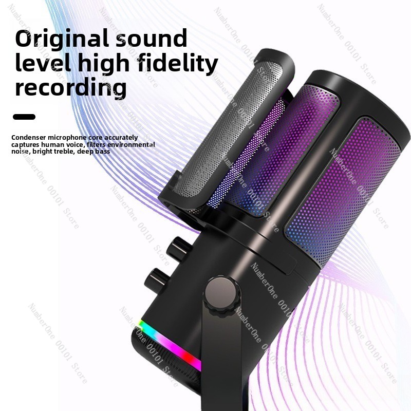 USB RGB Kondenser Mikrofon Can - Gaming Microphone incelemesi ve fiyatı