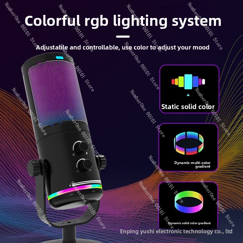 USB RGB Kondenser Mikrofon Can - Gaming Microphone incelemesi ve fiyatı