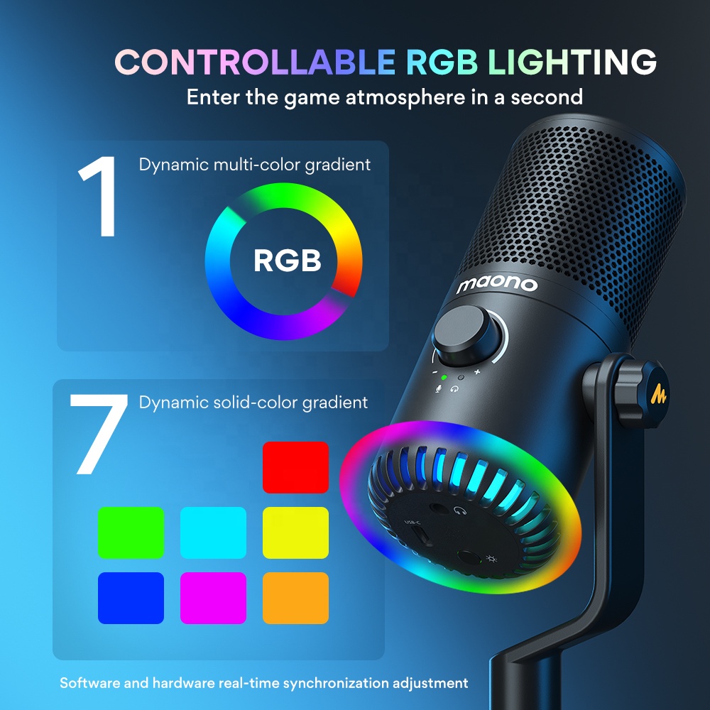 Maono DM30 Programlanabilir RG - Gaming Microphone incelemesi ve fiyatı