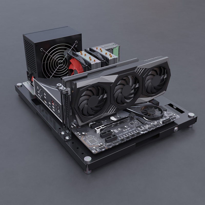 PC Testi Açık Şasi Raf Tezgahı - Pc Gaming Test incelemesi ve fiyatı